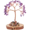 Decoratieve bloemen Tree Ornament Desk Crystal Decor Tabletop Desktop Decorations Office Home Rich Craft