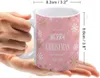 Canecas Golden Snowflakes Caneca Feliz Christmas Coffee Ceerâmica Copo Drink