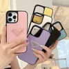 Lychee Textured Leather Feel Bezel Sticker Designer Phone Case For Iphone 15 14 13 12 11 Pro Max 15Pro Luxury Case Soft Cover