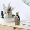 Vasen Harz Blume Vase Elegant modernes, einzigartiges, kernbares Stück Kernstück Home Decor zur Anzeige