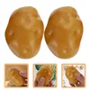 Dekorativa blommor 8st Artificial Potato Livliknande Fake Vegetable Party Decoration Home POGRAPHY MODEL