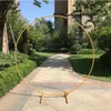 Metal Wedding Garden Arch Circle Balloon Arch Frame Round Backdrop Stand for Birthday Party Wedding Anniversary Decoration 240322