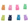 Flores decorativas 50/20pcs Simulación de resina Gummy Bear Flatback Back Back Adjudios de bricolaje Suministros accesorios para el cabello Arte telefónico