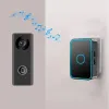 Kapı Zilleri 2MP 1080P TAYA Uygulaması WiFi DC/48V POE IP Kapı Zili Kapalı Chime Video Kapı Telefonu 140 Degree Geniş Açılı H.265 Video Kapı Telefonu