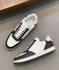 Modemärke män rivoli tränare skor vit kornläder plattform ensam sneakers fest klänning löpare sport komfort rabatt skateboard promenad eu39-46