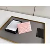 Neue Dessinger Wallets Mode Geldbeutel Frauen Brieftaschen Kartenhalter Damen Streifen strukturierte Brieftasche kurz klein mit Staubbeutel Box Hochqualität Klassiker