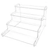 Decorative Plates Clear Acrylic Risers Display Stand For Or Collections Reusable 4 Tier Tiered Dessert Cupcake Dropship