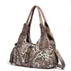 Angelkiss Women Sumbags Leoparard Bag Back Top-ручка сумочка модные вареньки с вареньем сумки для плеча сумки для бродяги большие кошелек 240402