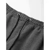 Shorts pour hommes décontractés grande taille plusieurs poches pantalon de cargaison gymnase coulant courte couleur solide sportives quotidiennes