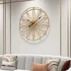 Wall Clocks 50-60CM Clock Modern Design Large Metal Nordic Style Wathces Household Bedroom Iron Art Watch Home Decor