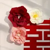 Decoratieve bloemen 30 cm 3pcswedding Supplies Wedding Room Decoratie Rimpels 3D Paper Living Achtergrond Muur