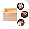 Dijkartikelen Japanse stijl Sake Wooden Box Creative Cup Holder Kleine cake container