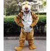 Super süßes Tiger Maskottchen Kostüm mit Kostümskleid Carnival Cartoon Thema Kostüm für Männer Frauen Festival Kleid