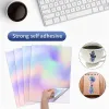 Papier 10 stks inkjet sticker papier 8x11.5 inch a4 waterdichte holografische vinylstickerpapier voor Epson HP Canon Inkjet -printers