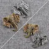 Broschen tierische Elefant Brosche für Strassglitter Luxus Mode Creative High-e Drop