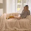 Coperte jbtp imitazione toscana pelliccia copia copia sul letto pipicio divano pile di divano tappeto tappeto di ballo di natale di Halloween regalo
