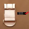 Belts män huvudlösa bälte äkta läder retro stil män med tvåskikts kohud design klassiker för en