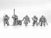 Équipage d'artillerie du modèle de modèle de résine Imperial Force Kit Miniature Gaming Soldat non peint Figures 28 mm Échelle de table jeu de table