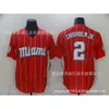 Jerseys Marlins 2#Chisholmjr는 큰 빈 말을 자수했습니다