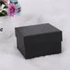 Watch Boxes Fashion Square Wristwatch Display Box With Removable Pillow Compound Material Storage Case Black For Men And Women