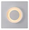 Vägglampor LED gipslampor sovrum vit gips ljus vardagsrum bakgrund säng dekoration ac 100-240v