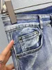 Designer Mens Jeans Letter Print Sweatpants Designer Mens Purple Jeans Denim Trousers Fashion Pants High-End Quality Straight