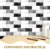 Wallpapers 6 Sheets Vintage Wall Sticker Decoration Backsplash Tile For Kitchen Peel And The Tiles