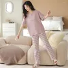 Dames slaapkleding vrouwen pyjama's set zomer voor 5xl avocado pijama's bedrukte pyjama's korte mouw schattige mujer