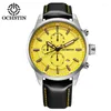 Нарученные часы Ochstin Model 2024 Sport Trend Leard Series серия многофункциональных кварцевых движений водонепроницаемые часы мужчин