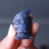 Dekorativa figurer 5st Fairy Tale Cartoon Dwarf Crystal Stone Carving Ornament Creative Mineral DIY Crafts