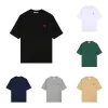 Летняя футболка дизайнер Tshirts Spring Summer, вышитая футболка для мужчин для мужчин, женщины, круглая шея, модная бренда, свободная пара футболка