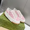 2024 Designerschuhe Freizeitschuhe Sneaker Retro Frauen Männer Leopardenmuster schwarz blau weiß beige rosa laufende bloätsgrößen 36-45