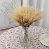 Fleurs décoratives Golden Fake Wheat Eore pour le jardin Disqueur à la maison Décoration ACCESSOIRES ACCESSOIRES DIY PLANTES ARTIFICIEL