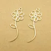 Flores de 10pcs para jóias Fazendo brindes de colar de chaves de pingente de pingente Acessórios de pulseira Diy Supplies