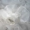Vestido de noiva de cachorro de luxo branco tule bowknot teddy bichon animais de estimação cães roupas 240402