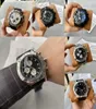 High quality Super Avenger II 1884 man Watch 43 44 45 mm leather steel belt automatic mechanical quartz movement full working watc6944071