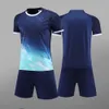 Soccer Men's Tracksuits 7710 Football Suit Set Summer Student Training Uniform Competition Team Sports Jersey