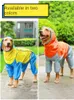 Dog Apparel Raincoat Labrador Medium Pet Large Four-legged Waterproof All-inclusive Poncho Costume Clothes