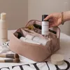 Сумки для хранения большой емкости косметическая сумка многофункциональная переносные женщины -макияж организатор туалетные принадлежности Организатор PU