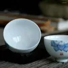 カップソーサーピニー55ml手描きの磁器茶cupsチャイニーズティーカップ手作りセレモニーアクセサリー