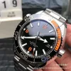 Дизайнер Haima vs или Factory 600M Diving Orange Rubber Sports Sports Steel Steel Band Механические часы