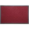 Tapis de luxe à rayures à rayures Tapis sans glissement Porte-pas de la poussière Mémale Élimination de la poussière Frotte résistante