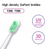 Head Replacement Brush Heads T300/t500/t700/ddys01sks/mes601/mes602 Electric Toothbrush Dupont Bristle Nozzles Brush Heads with Caps