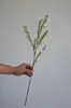 Decorative Flowers 23.5" White Artificial Tiny Blossom Branch Faux Spring Summer Plant Stem DIY Centerpieces | Floral Wedding/Home