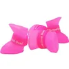 Dog Apparel Pet Silicone Rain Boots Wear-Resistant Waterproof Shoes 4/Set Teddy Supplies In Stock.