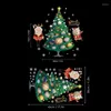 Party Decoration God Jul Wall Stickers Decorations Decals Tree Murals for Children Nursery Cafe