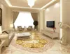 Bakgrundsbilder Golden Rose Marble 3D Relief Floor Självhäftande PVC Waterproof