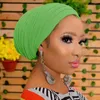 Vêtements ethniques Lastest Turban Bonnet Cap Women African Auto Geles Aso Oke Headtie déjà fait de la tête Hijab Muslim Wrap écharpe nigériane