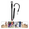Dog Collars Hands Free Exerciser Leash For Exercising Riding Training Jogging Cycling ( Black )