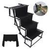 Dog Apparel Car Ramp Portable Lightweight Pet Ladder Support Step Folding Stool For Pets And Dogs Indoor Outdoor Foldable